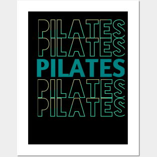 Pilates Posters and Art